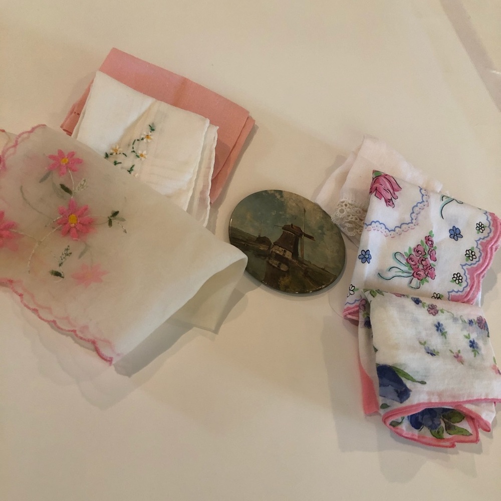 Vintage “Hankies” Dainty Embroidered